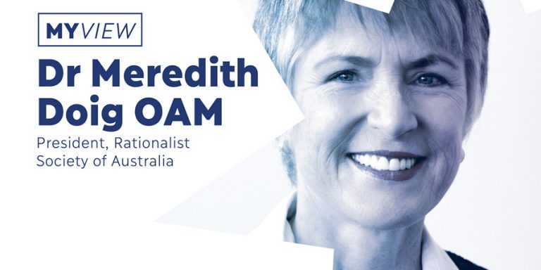 My View - Dr Meredith Doig OAM