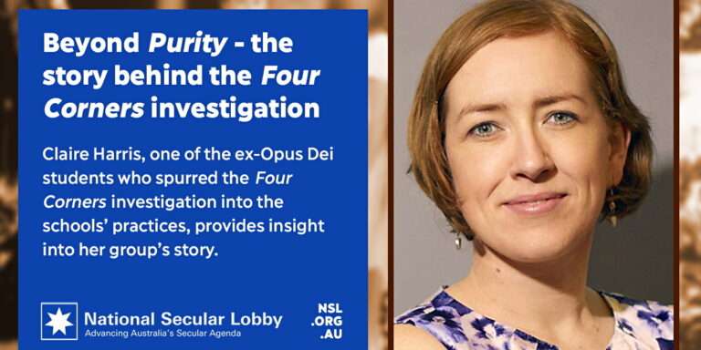 Claire Harris on the story behind the Four Corners investigation into Opus Dei schools